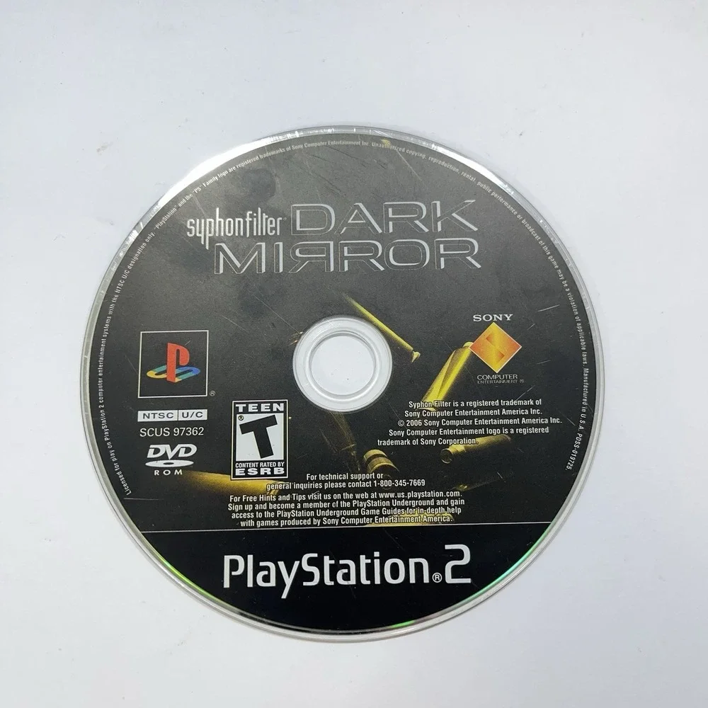 PS2 Syphon Filter Dark Mirror PlayStation 2, 2007 COMPLETE CIB With Manual